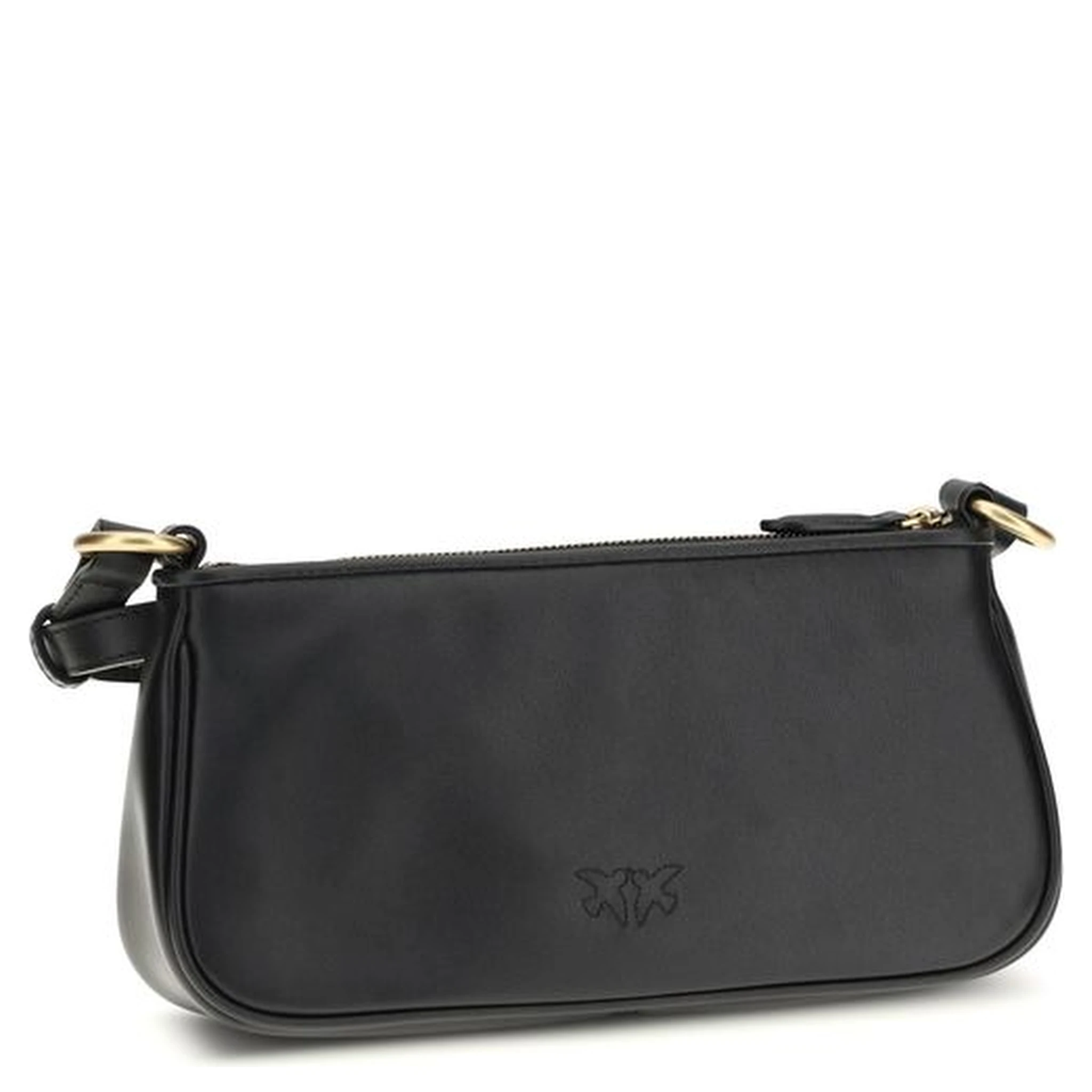Black Calf Leather Bos Taurus Shoulder Bag