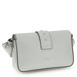 Gray Calf Leather Bos Taurus Shoulder Bag