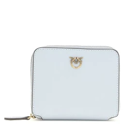 Light Blue Calf Leather Bos Taurus Wallet