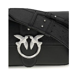 Black Calf Leather Bos Taurus Shoulder Bag