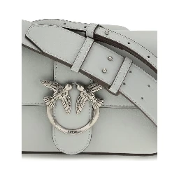 Gray Calf Leather Bos Taurus Shoulder Bag