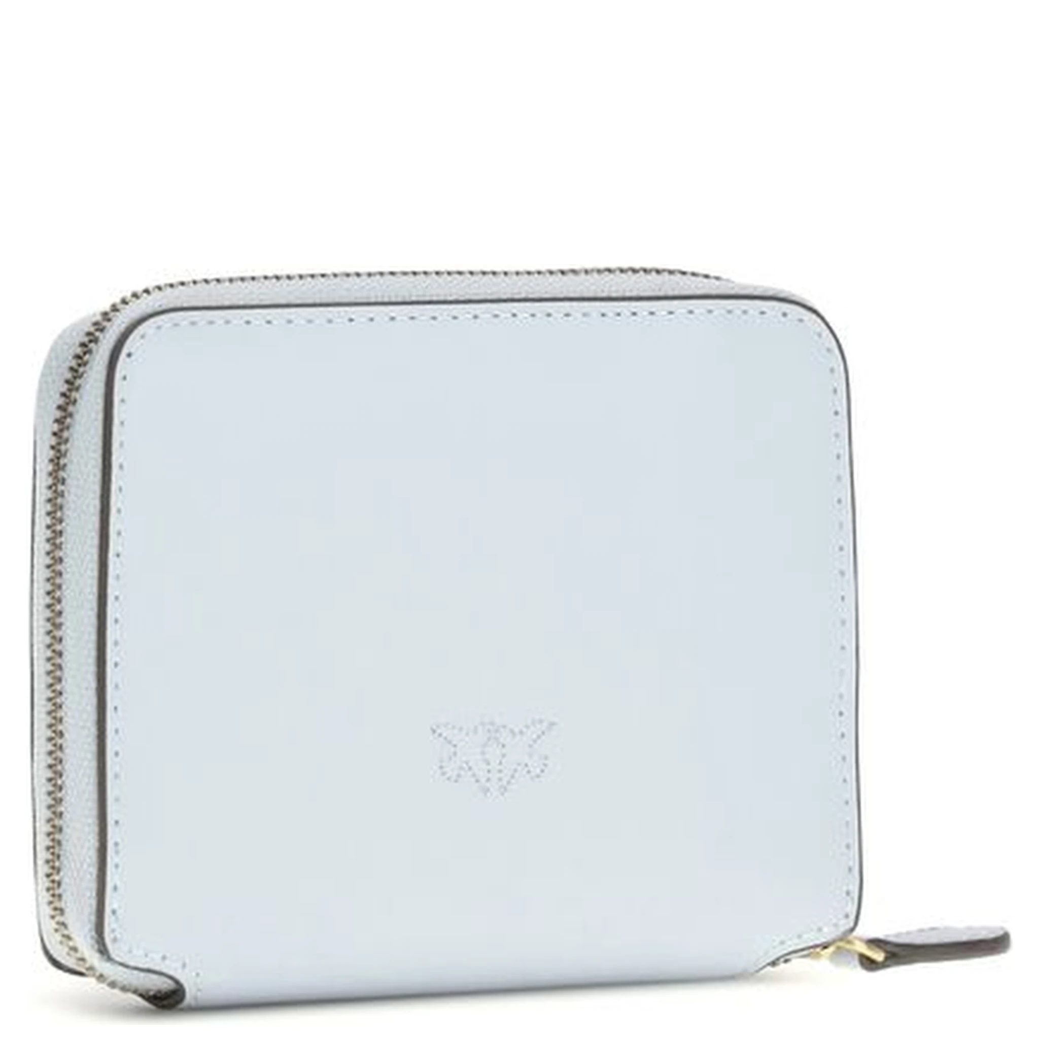 Light Blue Calf Leather Bos Taurus Wallet