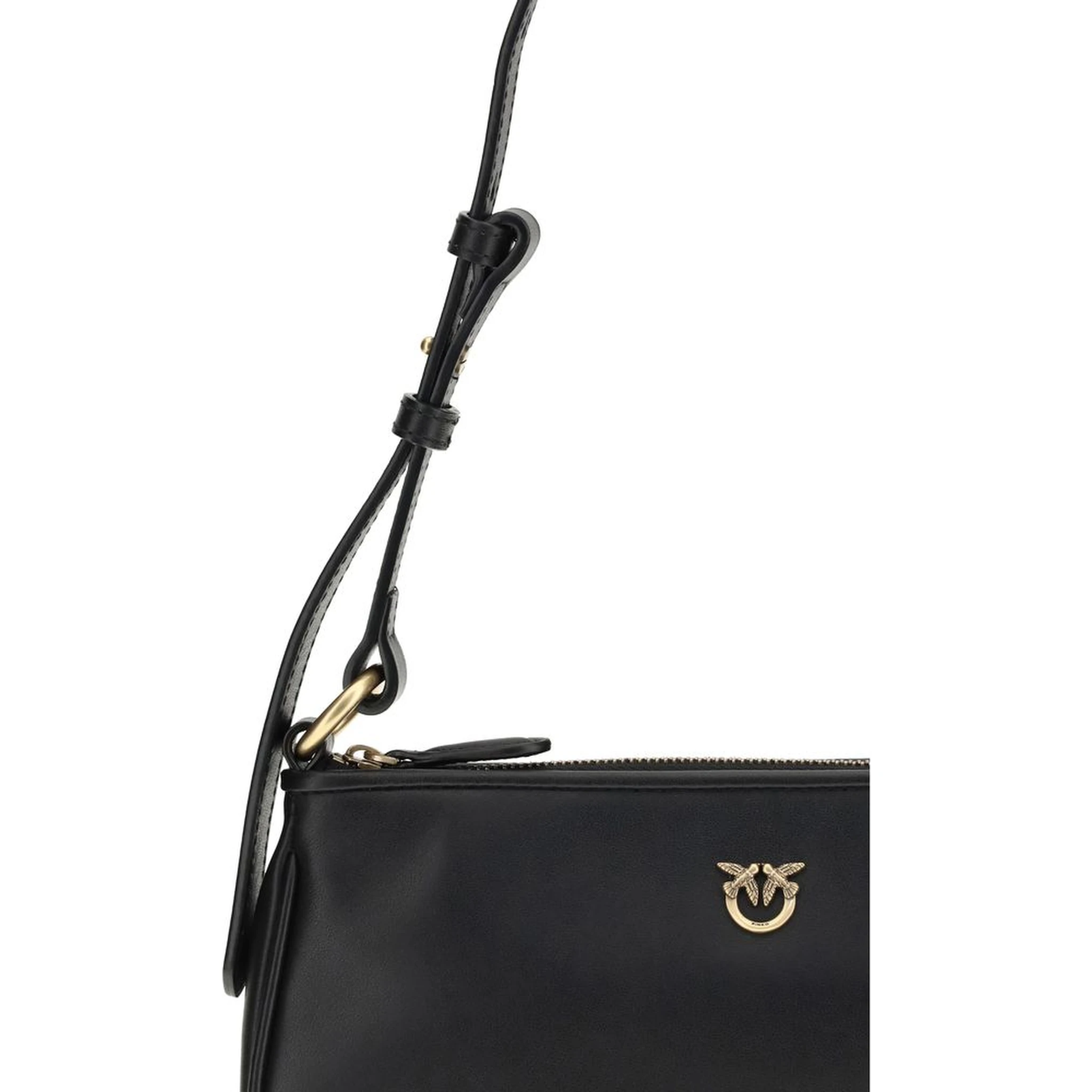 Black Calf Leather Bos Taurus Shoulder Bag
