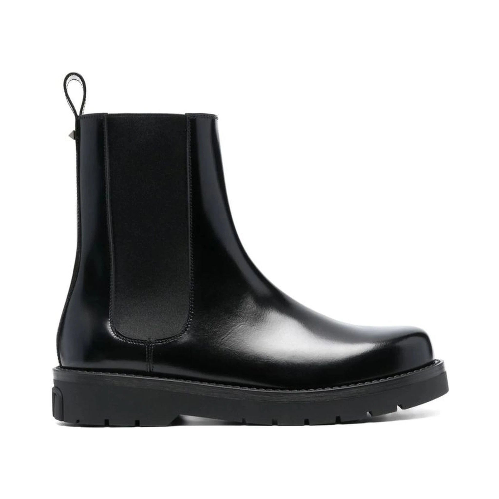Black Leather Chelsea Boots