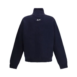 Blue Wool Sweatshirt
