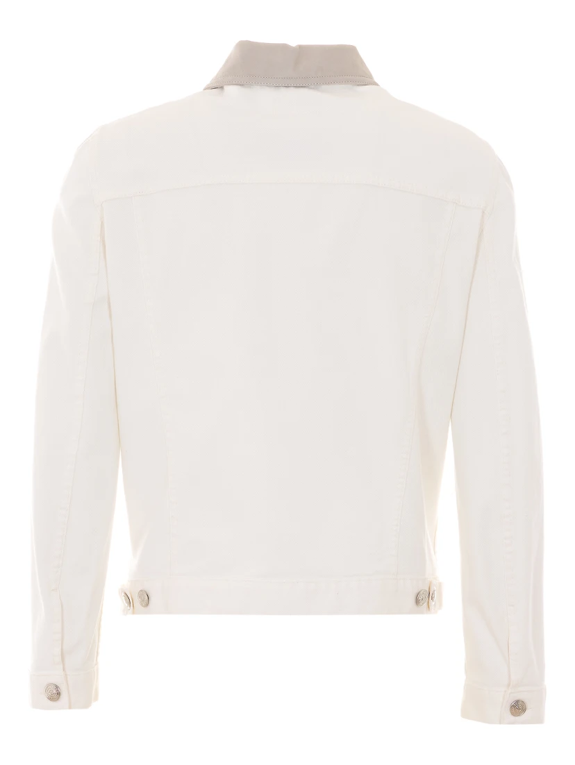 White denim jacket
