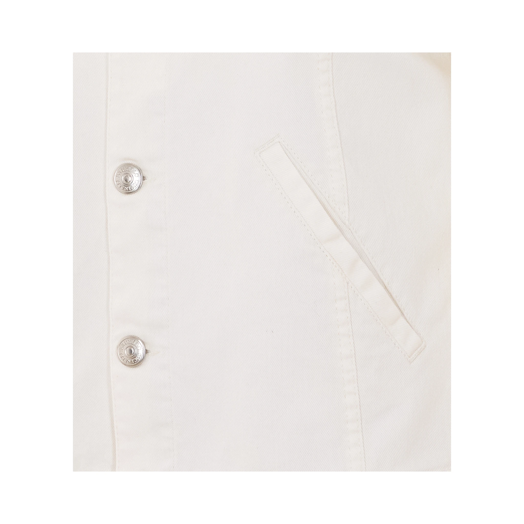 White denim jacket
