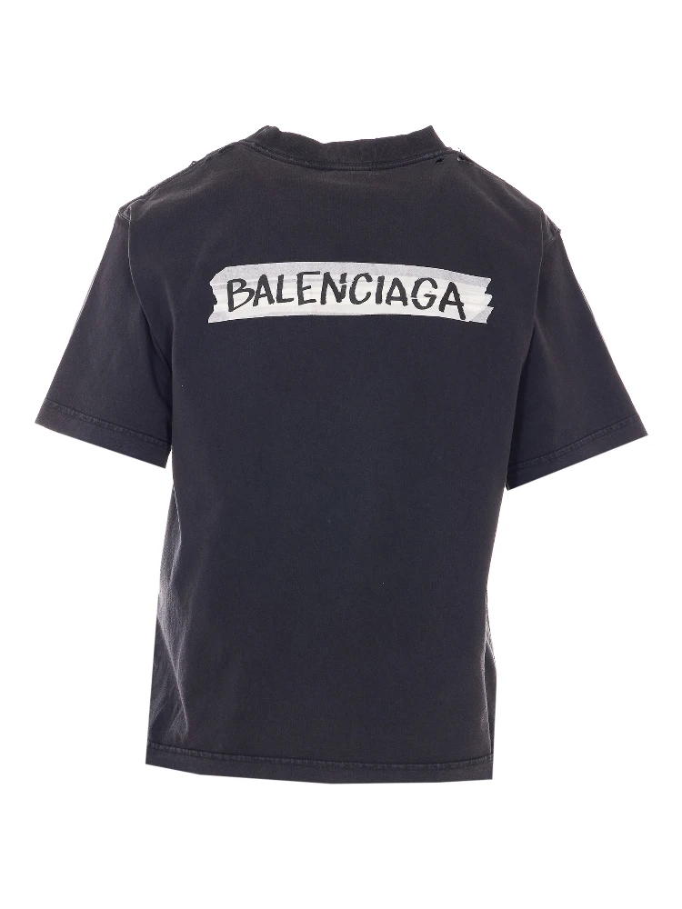 Balenciaga T-shirts and Polos Black alternative