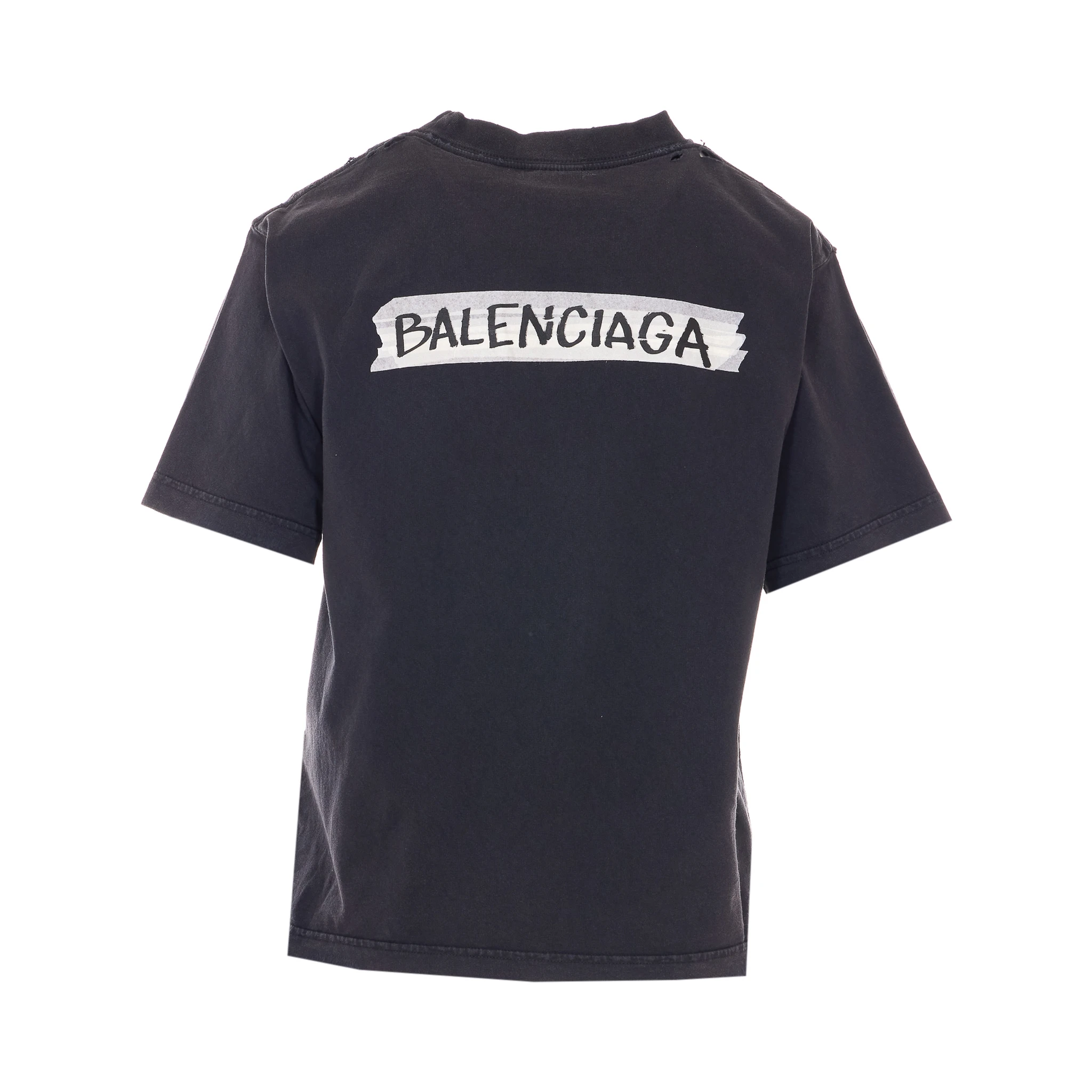 Balenciaga T-shirts and Polos Black