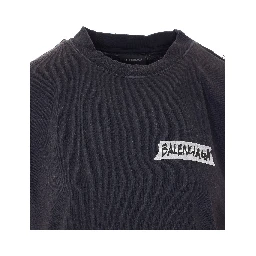 Balenciaga T-shirts and Polos Black