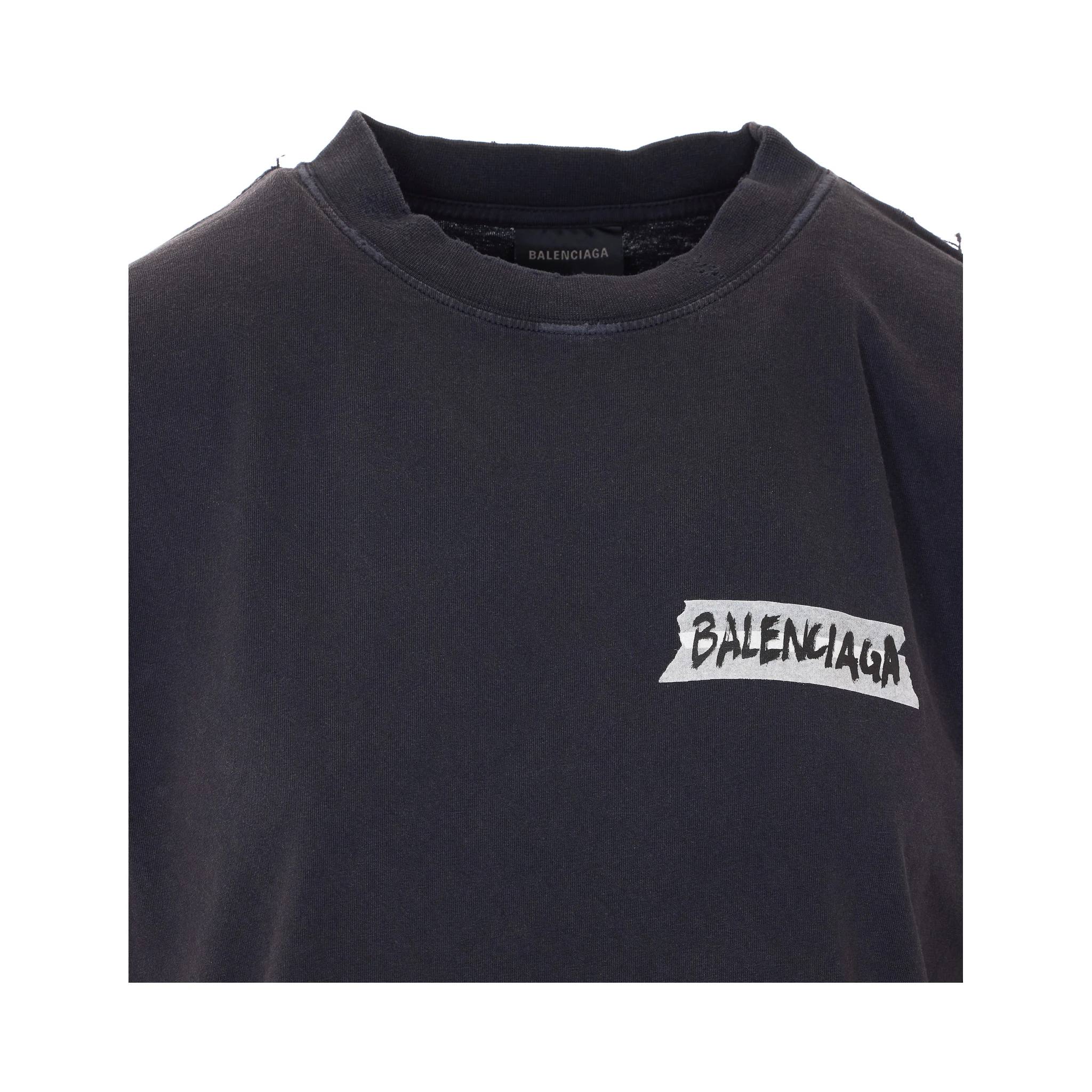 Balenciaga T-shirts and Polos Black
