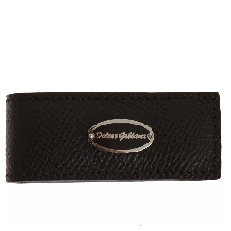 Brown Leather Magnet Mens Money Bar Clasp Money Cash Clip