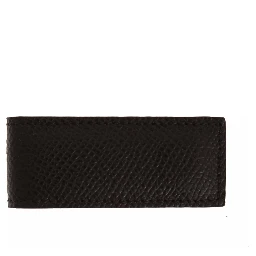 Brown Leather Magnet Mens Money Bar Clasp Money Cash Clip
