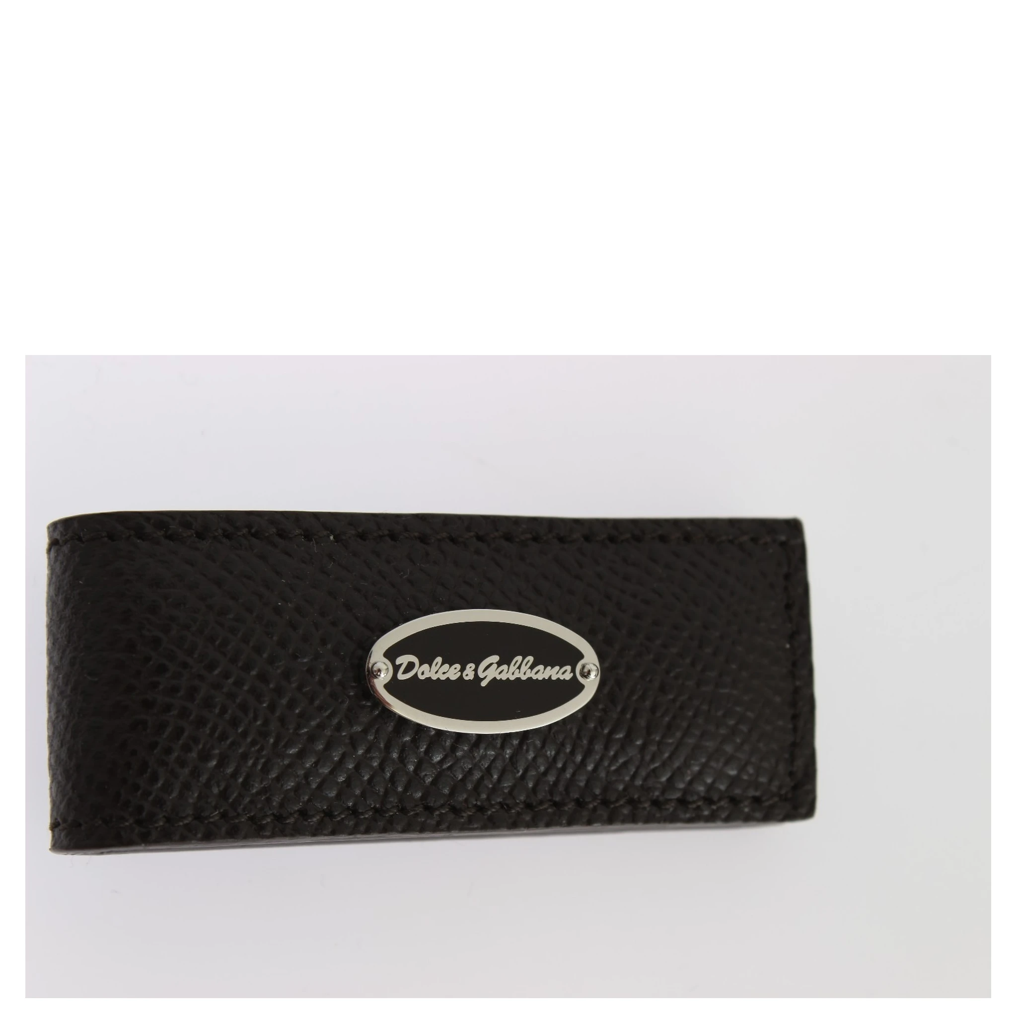 Brown Leather Magnet Mens Money Bar Clasp Money Cash Clip