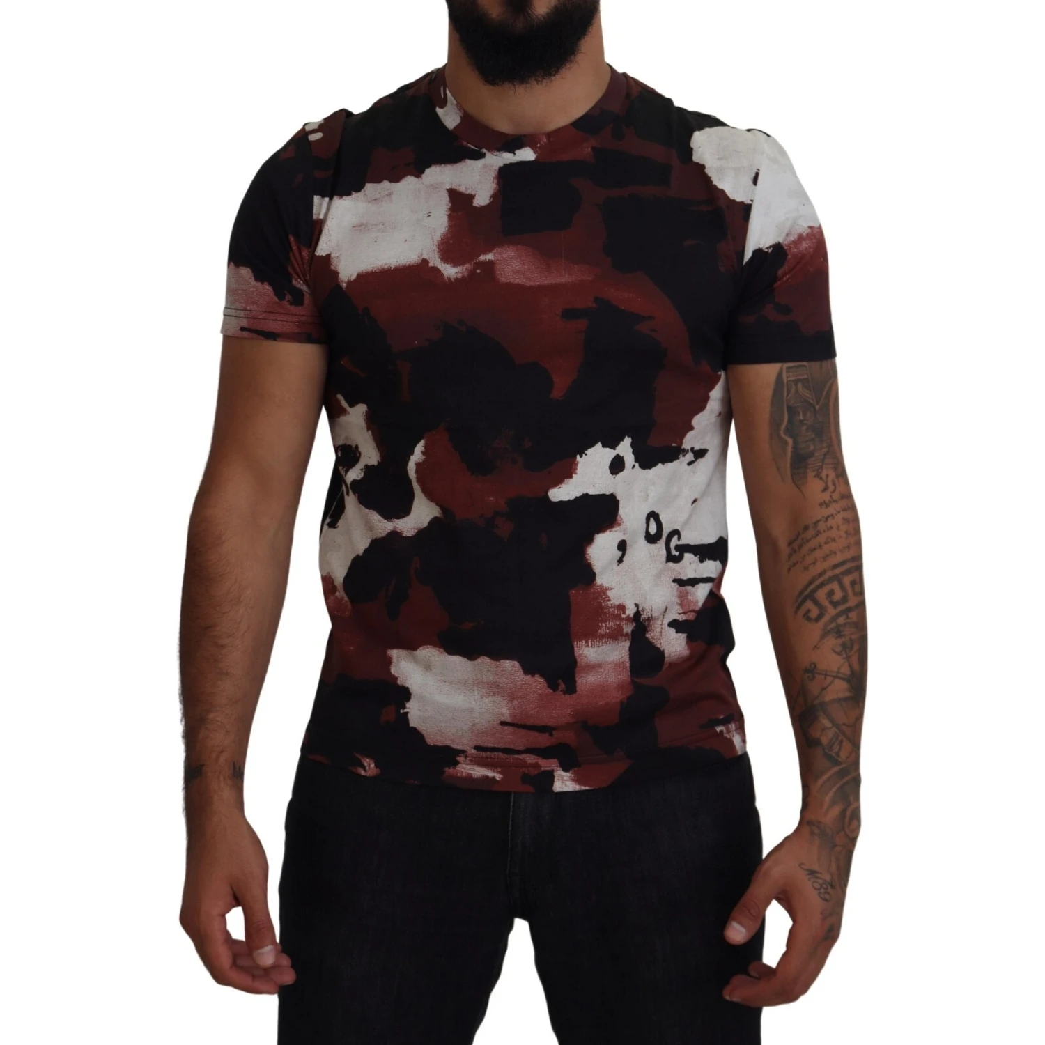 Multicolor Tie Dye Cotton Crew Neck T-shirt