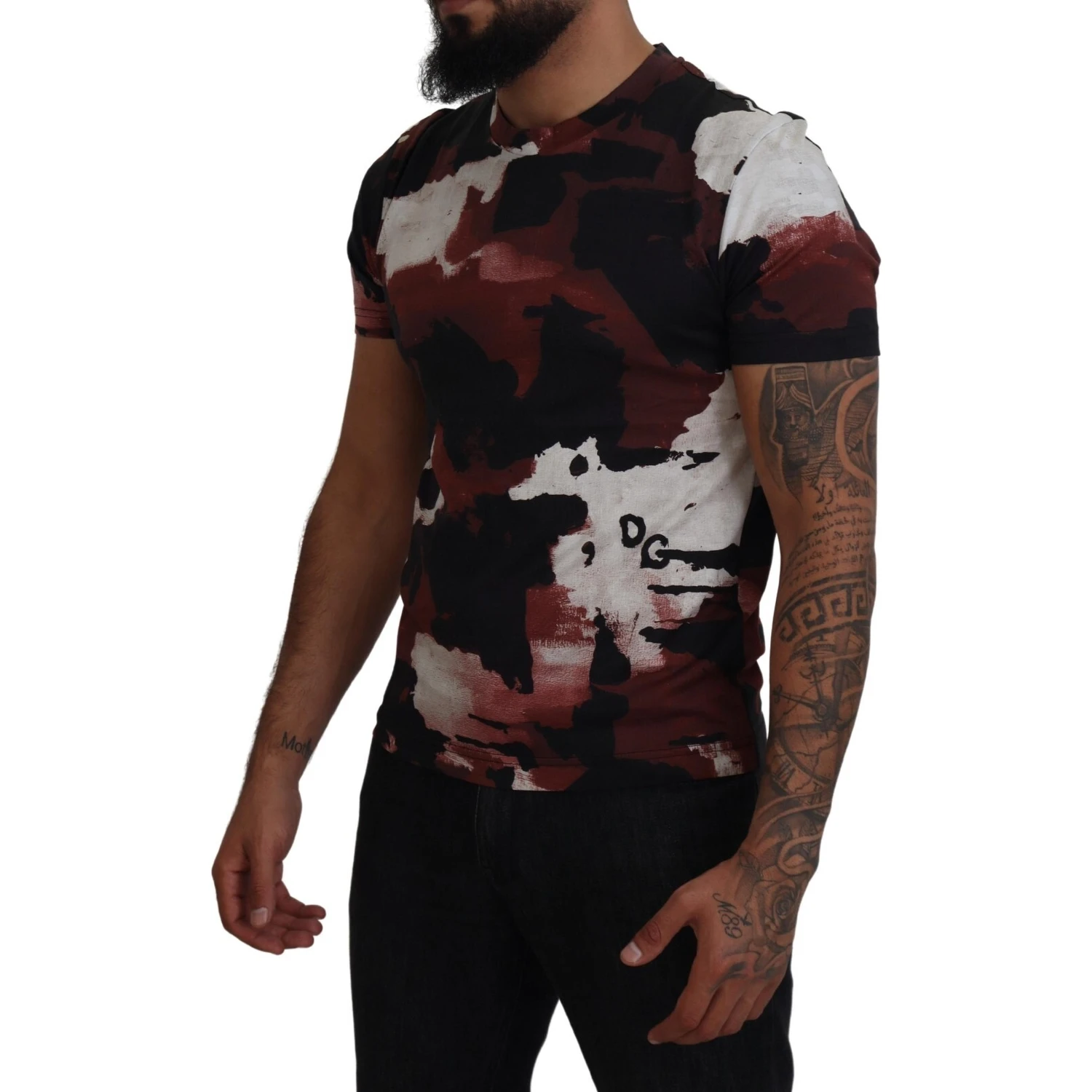 Multicolor Tie Dye Cotton Crew Neck T-shirt