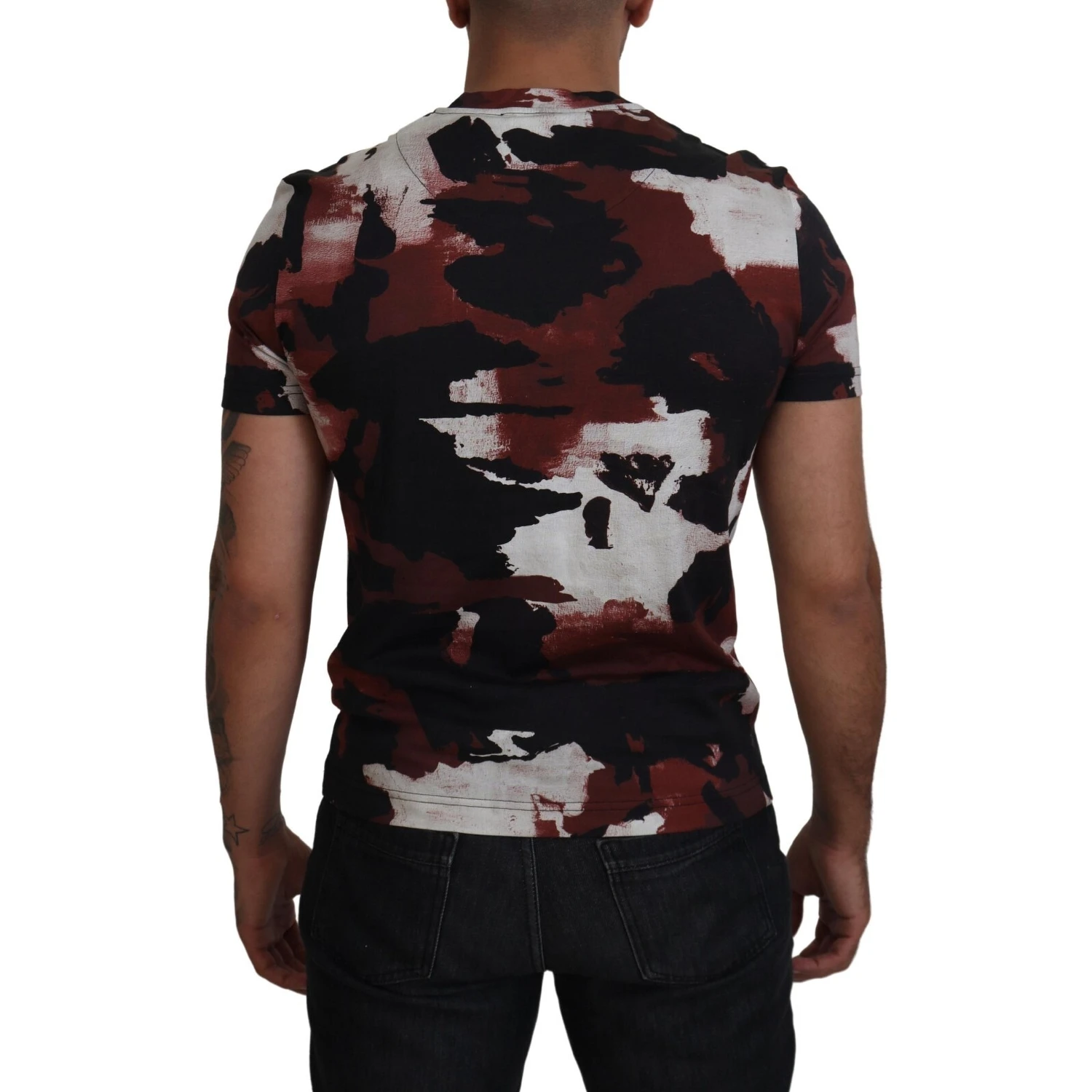 Multicolor Tie Dye Cotton Crew Neck T-shirt