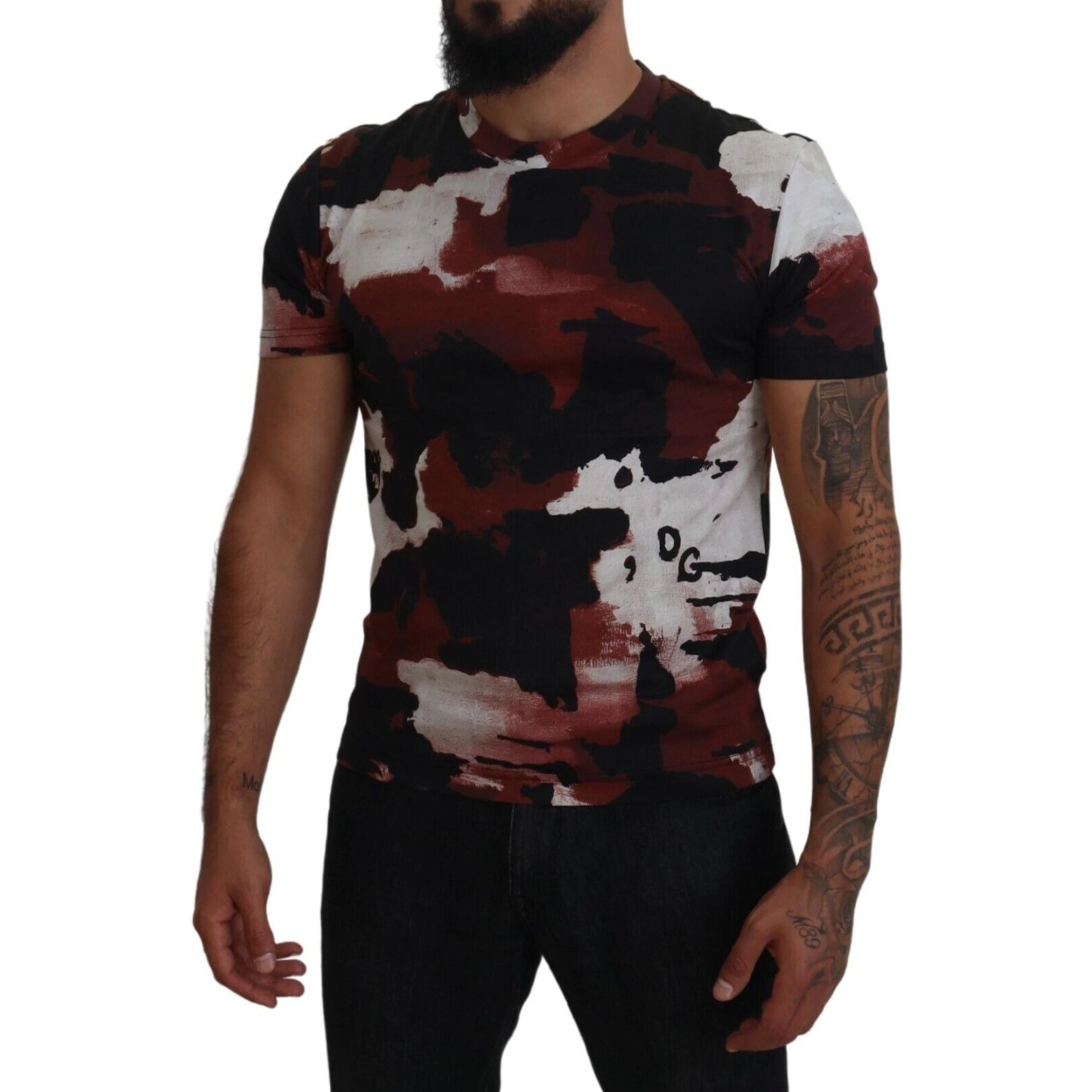 Multicolor Tie Dye Cotton Crew Neck T-shirt