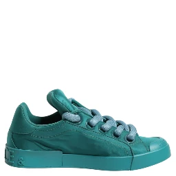 Teal Portofino Men Low Top Sneakers Shoes