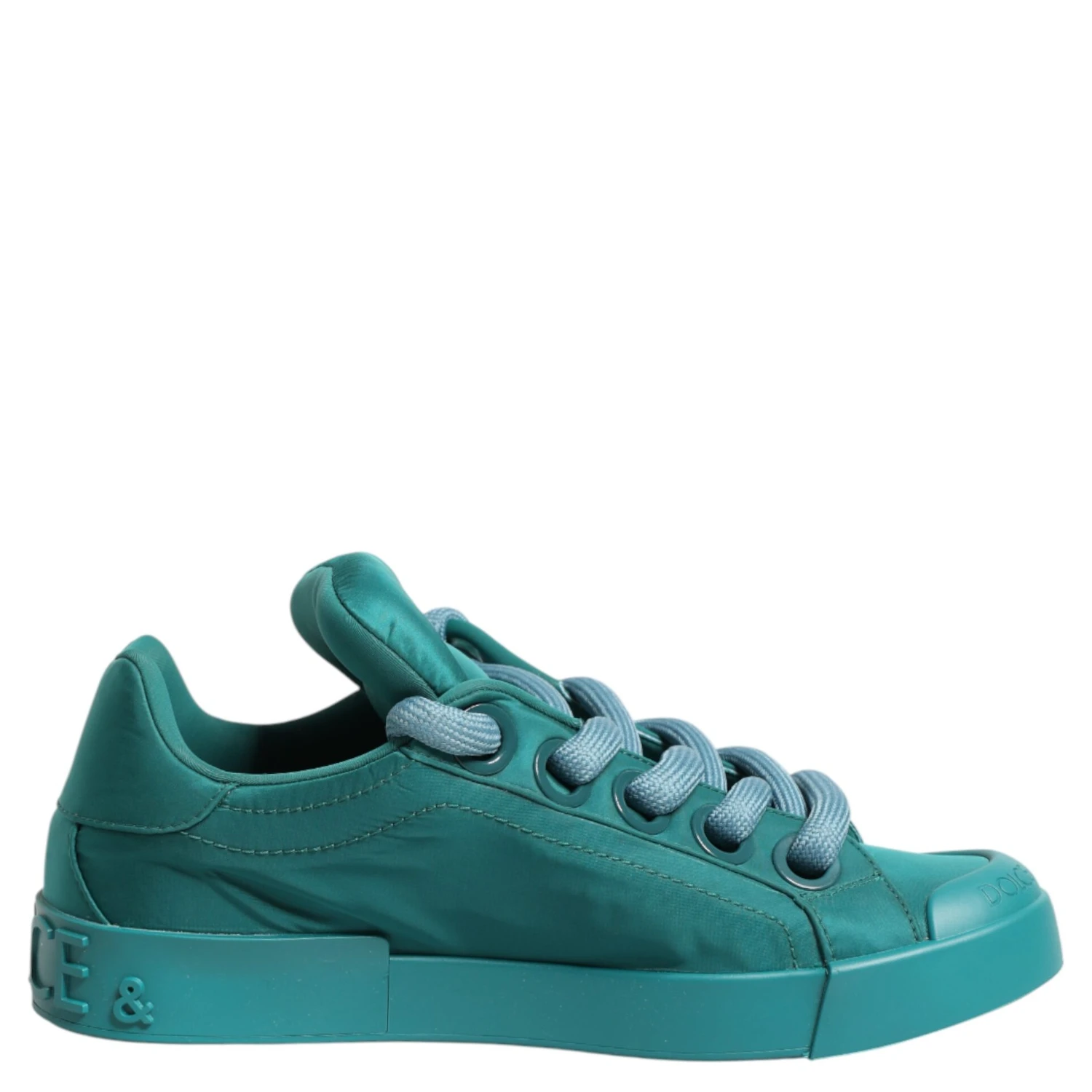 Teal Portofino Men Low Top Sneakers Shoes