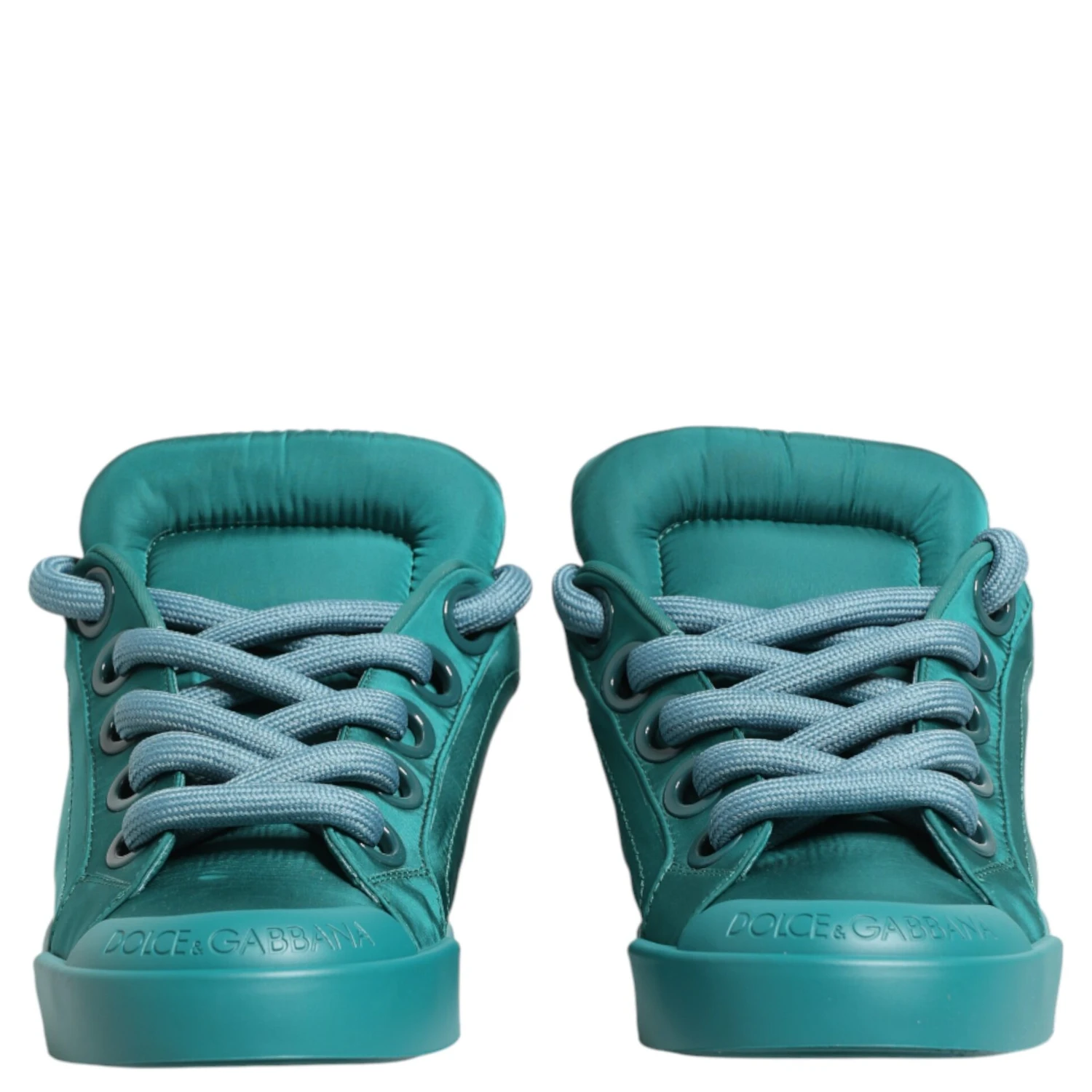 Teal Portofino Men Low Top Sneakers Shoes