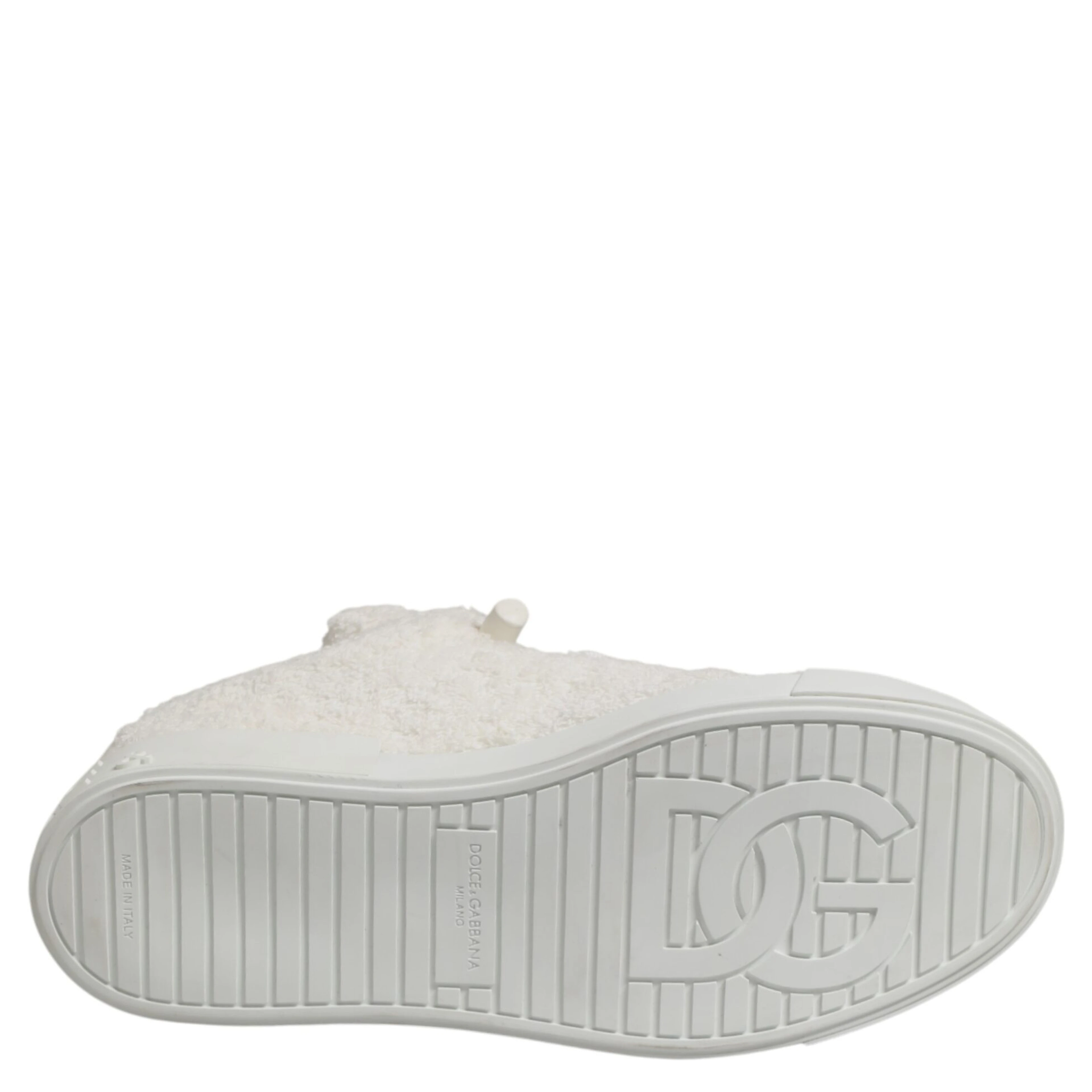 White Faux Shearling Low Top Sneakers  Shoes