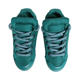 Teal Portofino Men Low Top Sneakers Shoes