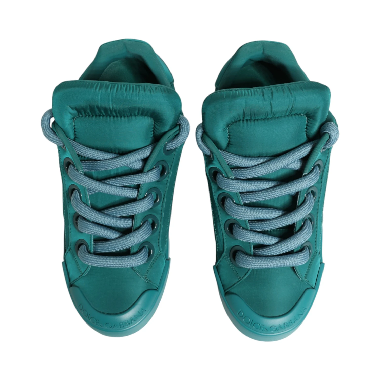 Teal Portofino Men Low Top Sneakers Shoes