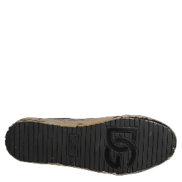 Black Portofino Mud Effect Low Top Sneakers Shoes