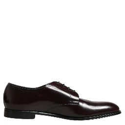 Black Lace Up Leather Dress Derby Men Shoes