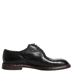 Black Calfskin Leather Oxford Dress Shoes