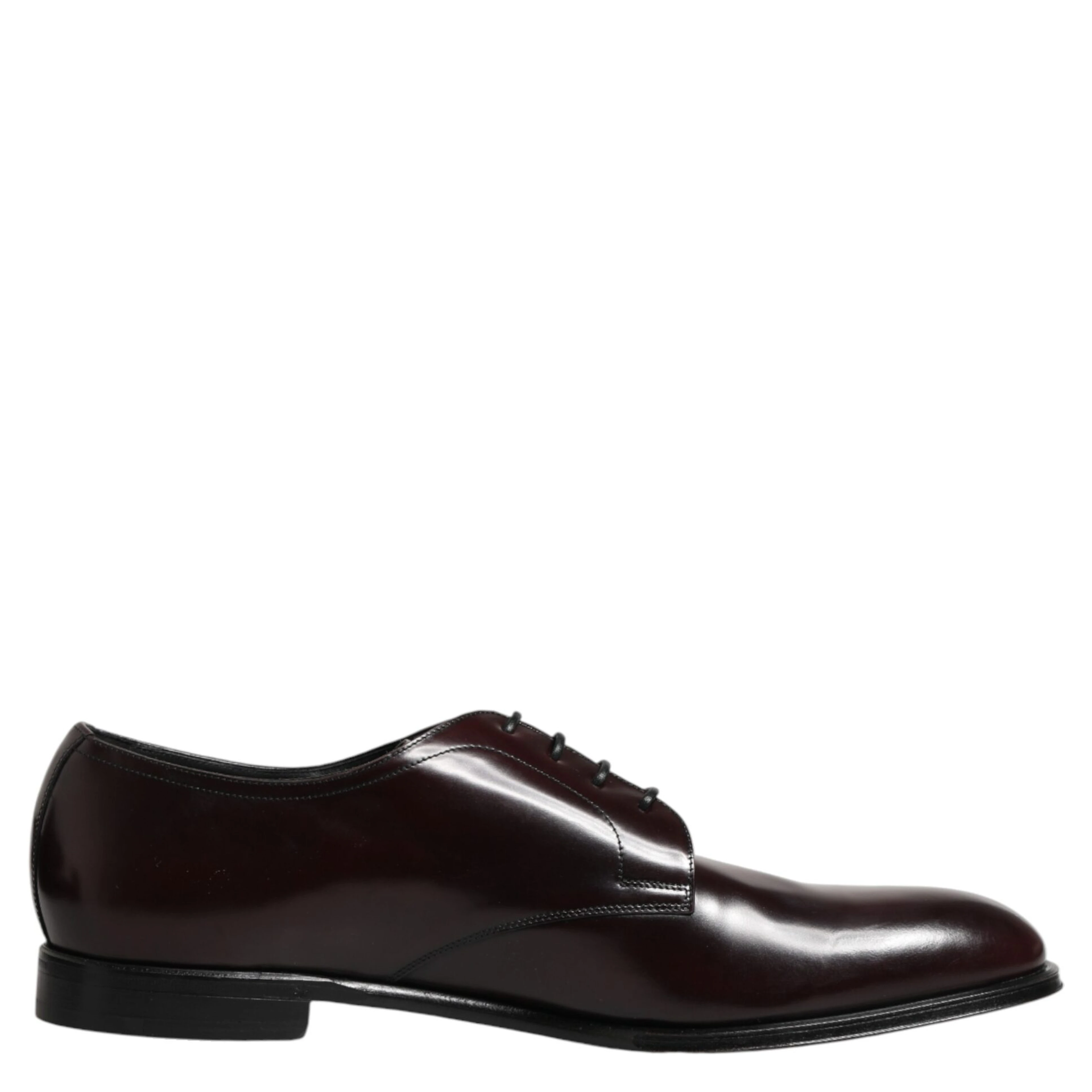 Black Lace Up Leather Dress Derby Men Shoes