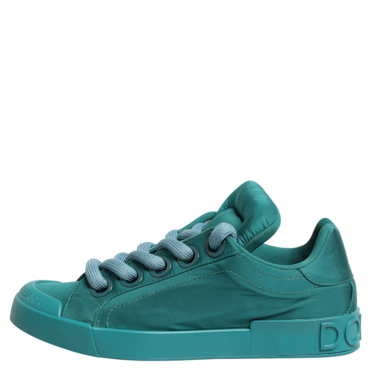 Teal Portofino Men Low Top Sneakers Shoes