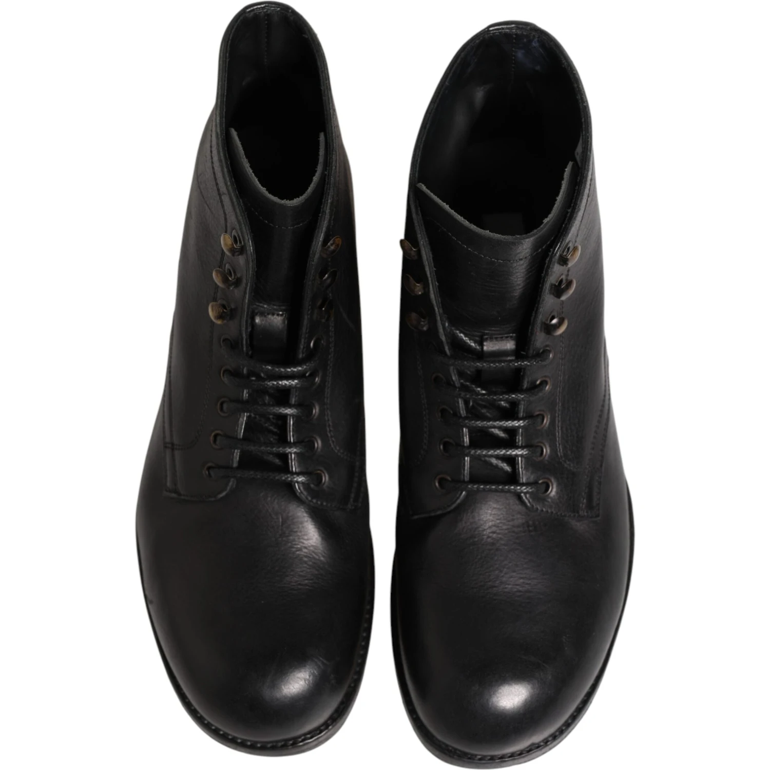 Black Lace Up Short Ankle Boots Men Shoes