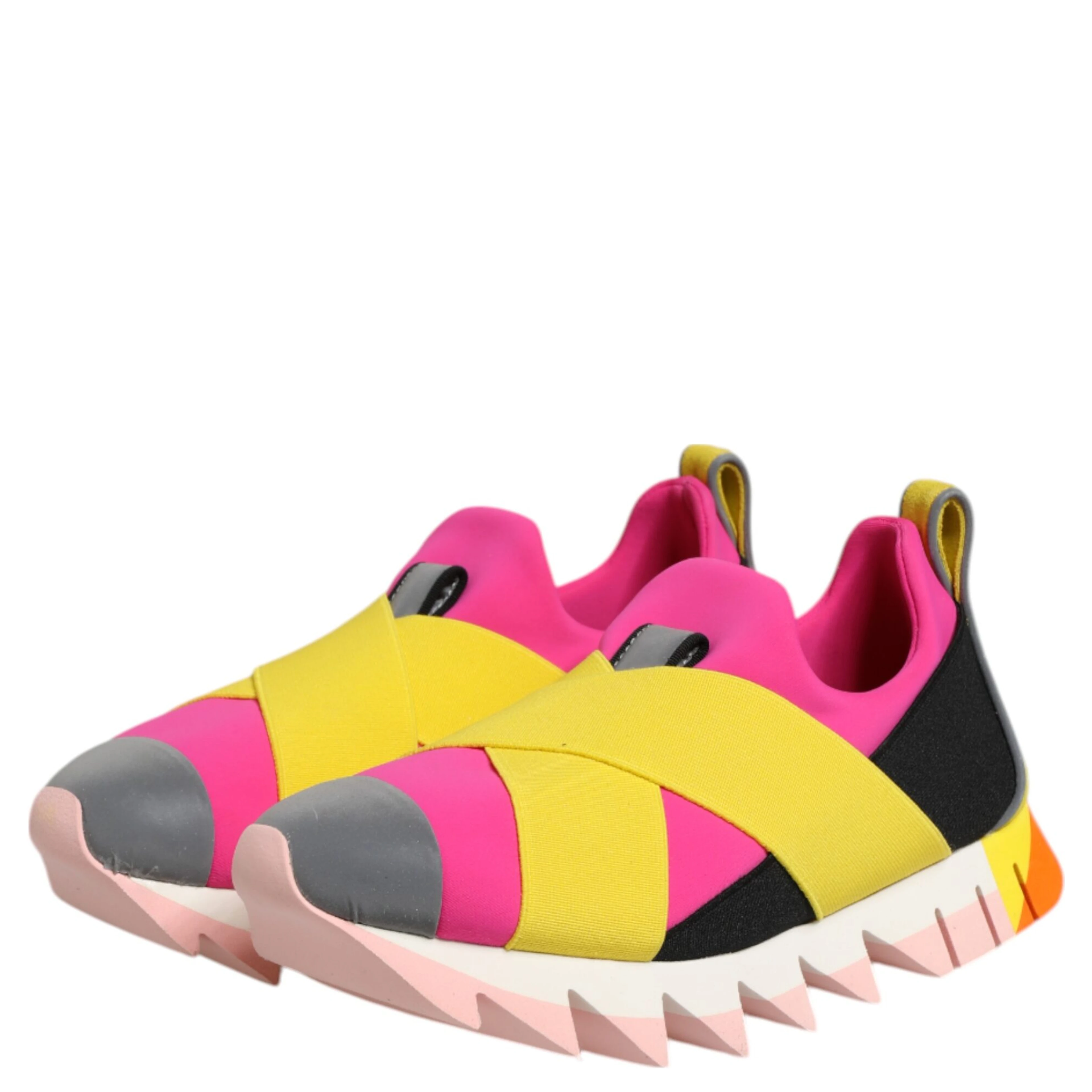 Multicolor Neoprene Elastic Ibiza Sneakers Shoes