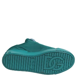Teal Portofino Men Low Top Sneakers Shoes