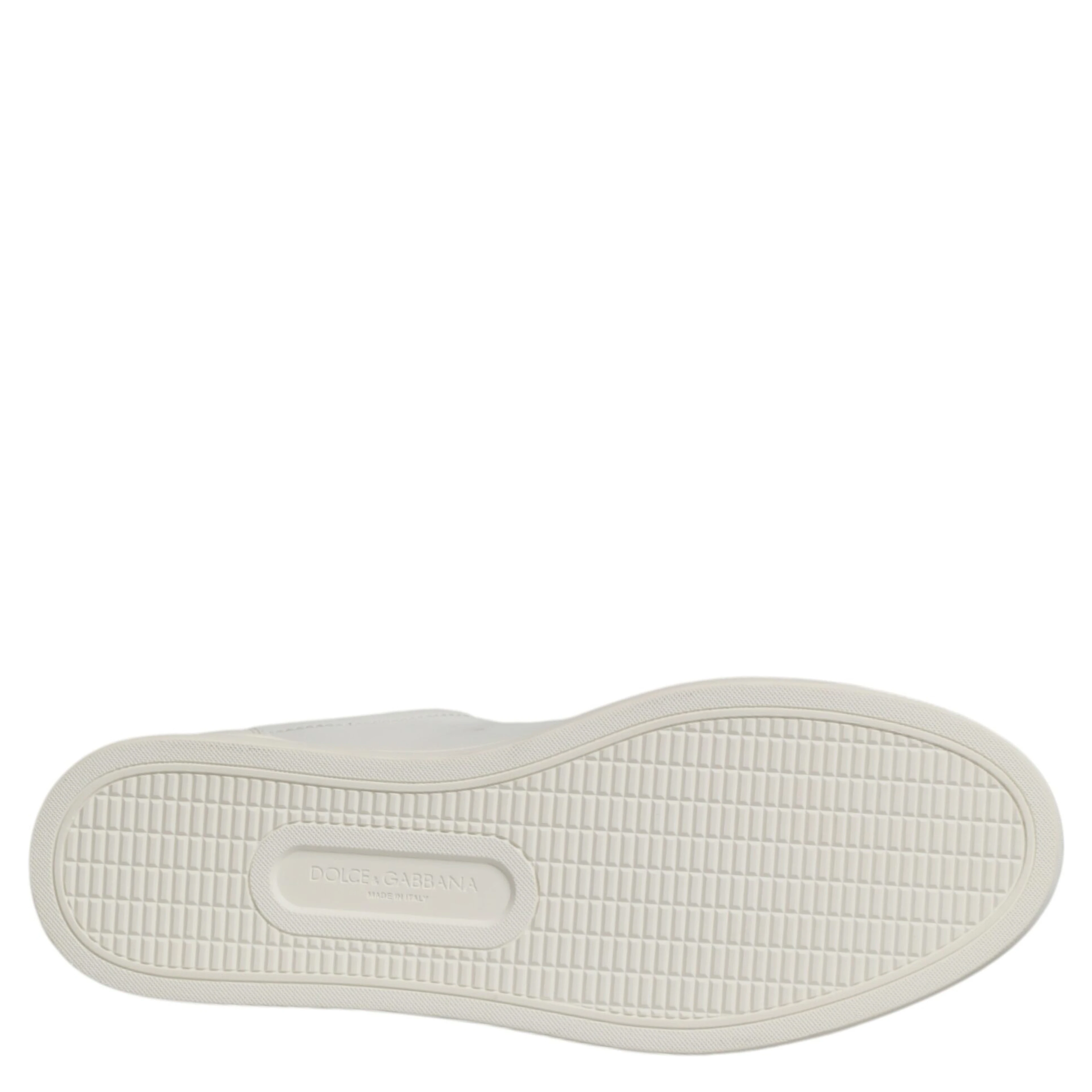 White Leather Sacred Heart Patch Sneakers Shoes