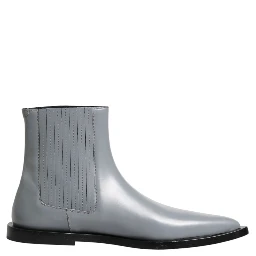 Light Gray Chelsea Short Ankle Boots Shoes