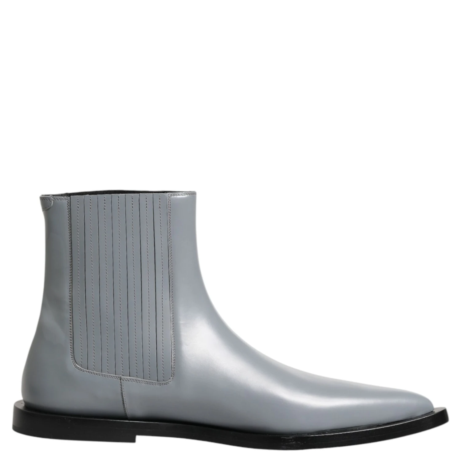 Light Gray Chelsea Short Ankle Boots Shoes