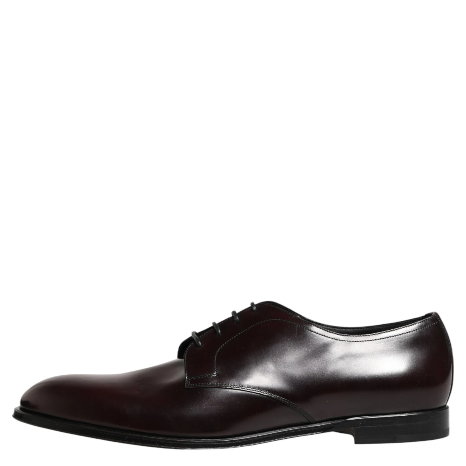 Black Lace Up Leather Dress Derby Men Shoes