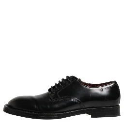 Black Lace Up Leather Dress Derby Men Shoes
