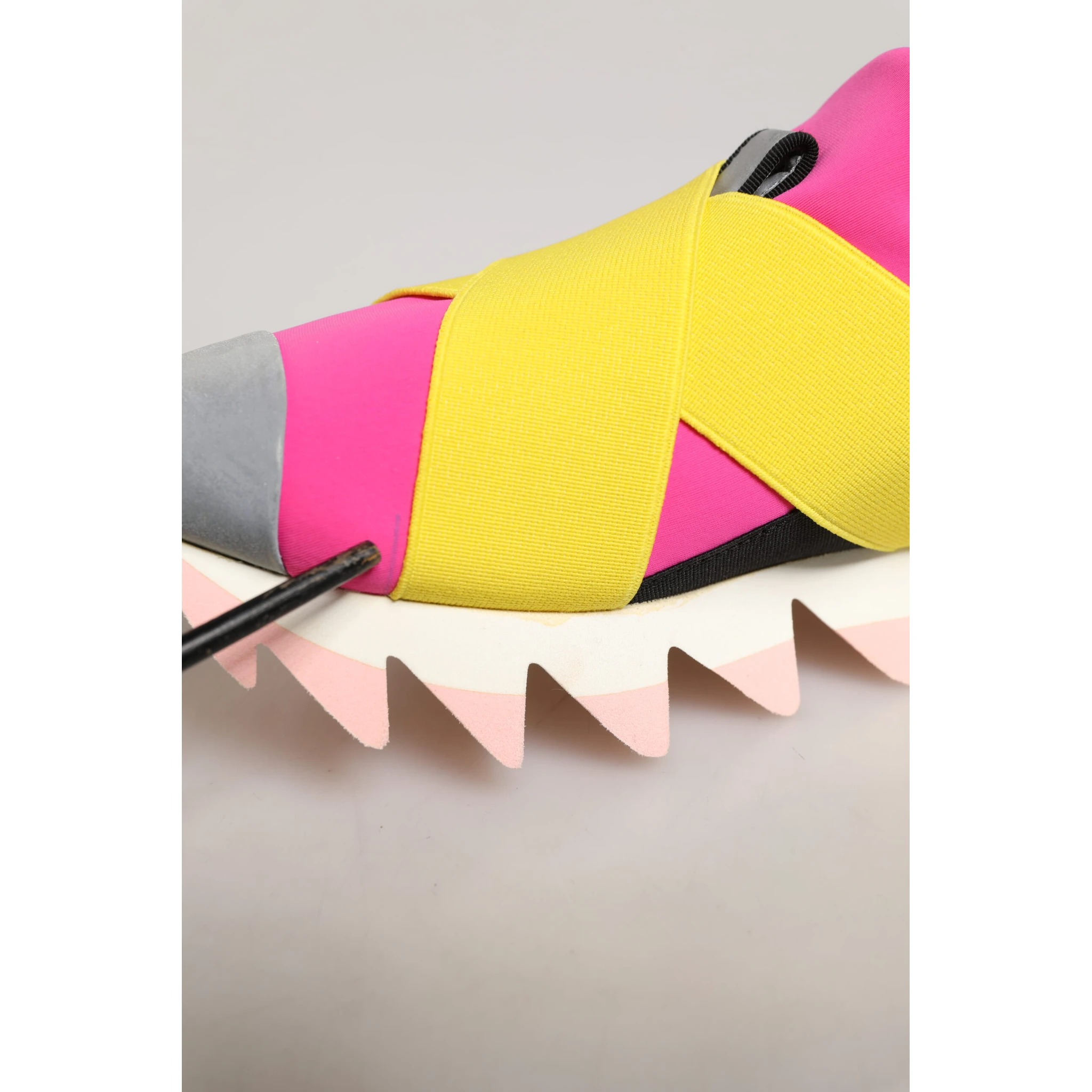 Multicolor Neoprene Elastic Ibiza Sneakers Shoes