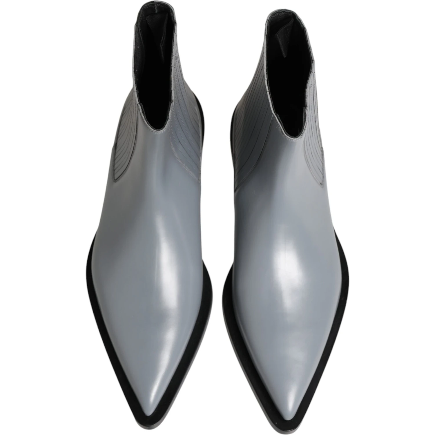 Light Gray Chelsea Short Ankle Boots Shoes