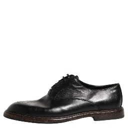 Black Calfskin Leather Oxford Dress Shoes