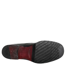 Black Lace Up Leather Dress Derby Men Shoes