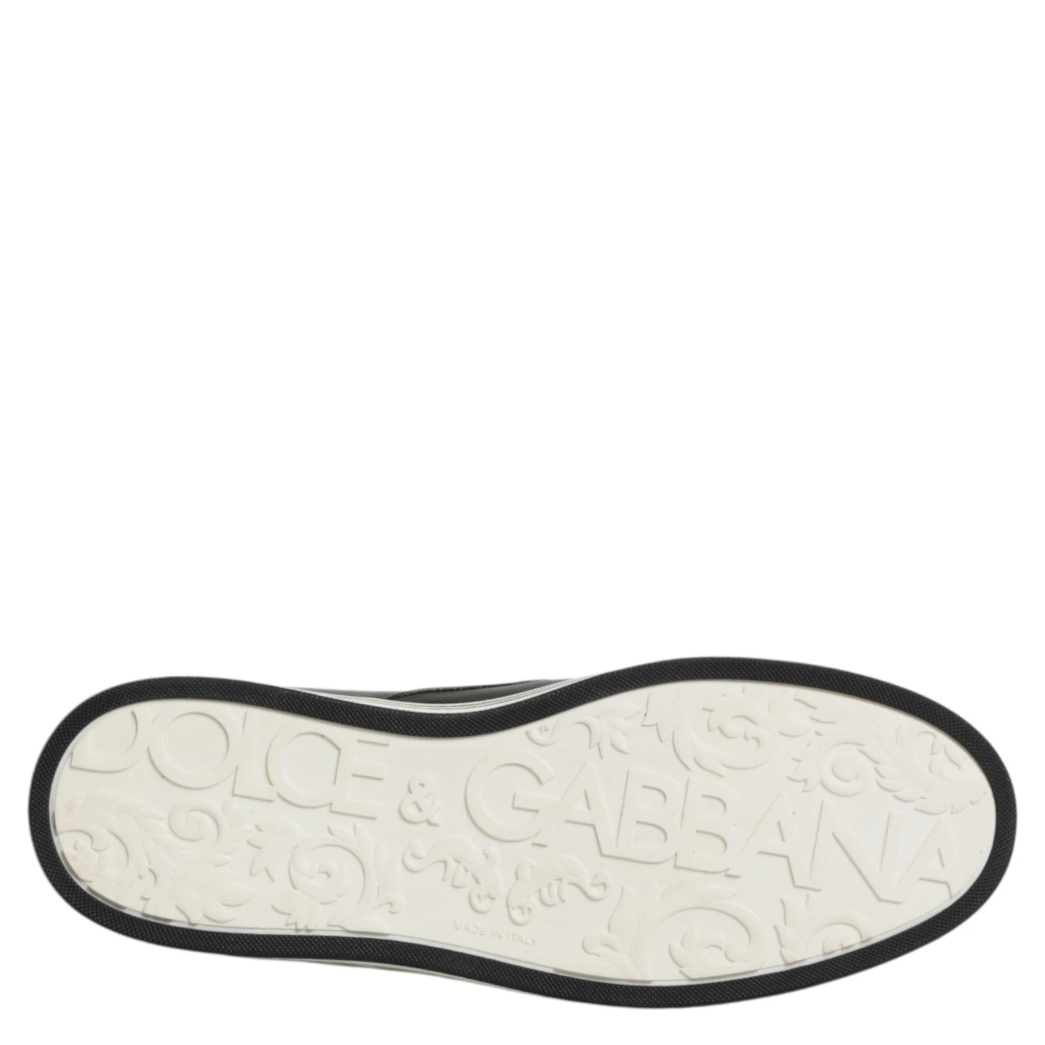 Black Leather Signature Figures Sneakers Shoes