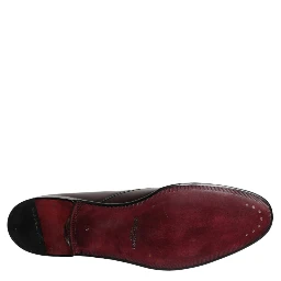 Black Lace Up Leather Dress Derby Men Shoes