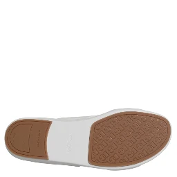 White DG Cutout Slides Slippers Flats Shoes