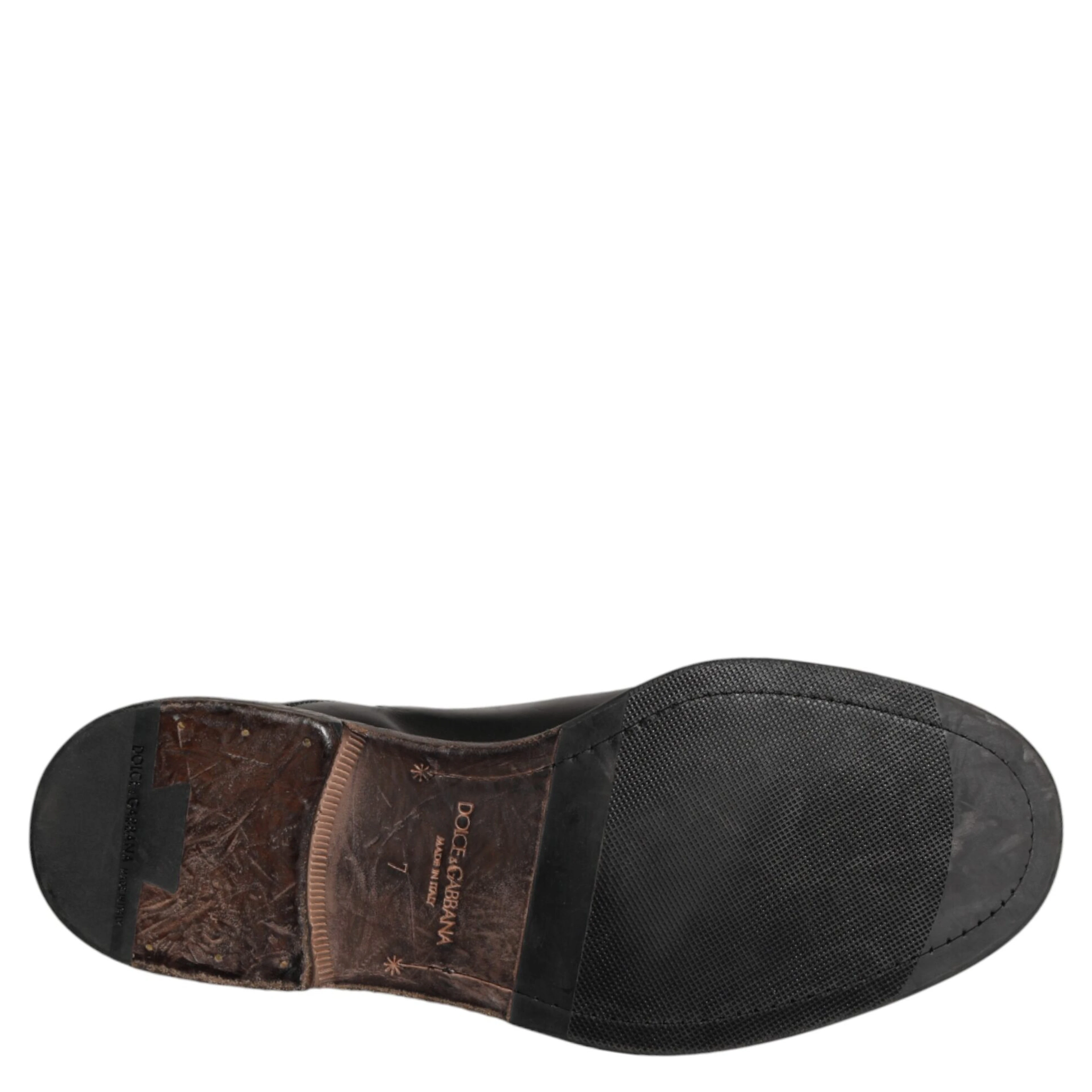 Black Calfskin Leather Oxford Dress Shoes