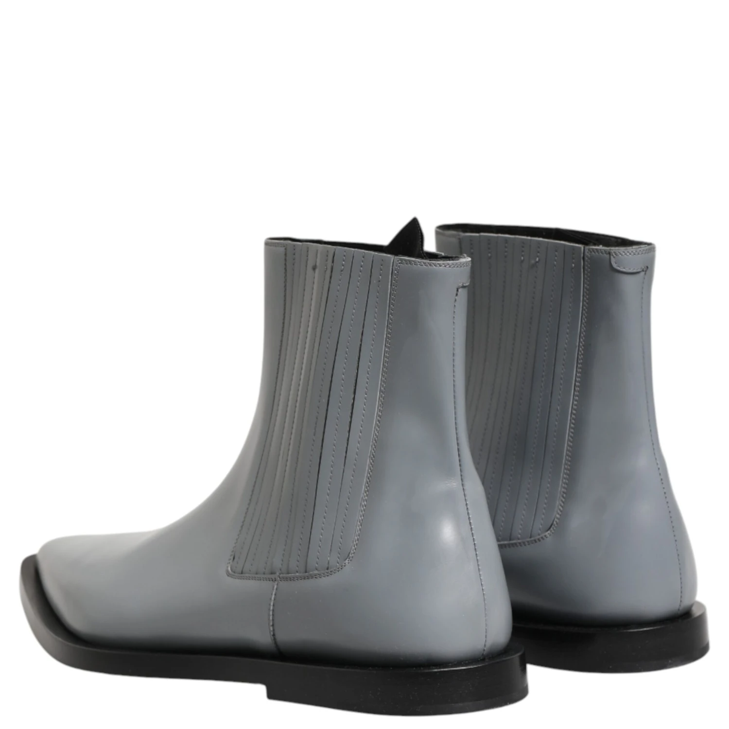 Light Gray Chelsea Short Ankle Boots Shoes